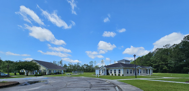 image shows road leading to Waccamaw Youth Center in Conway SC