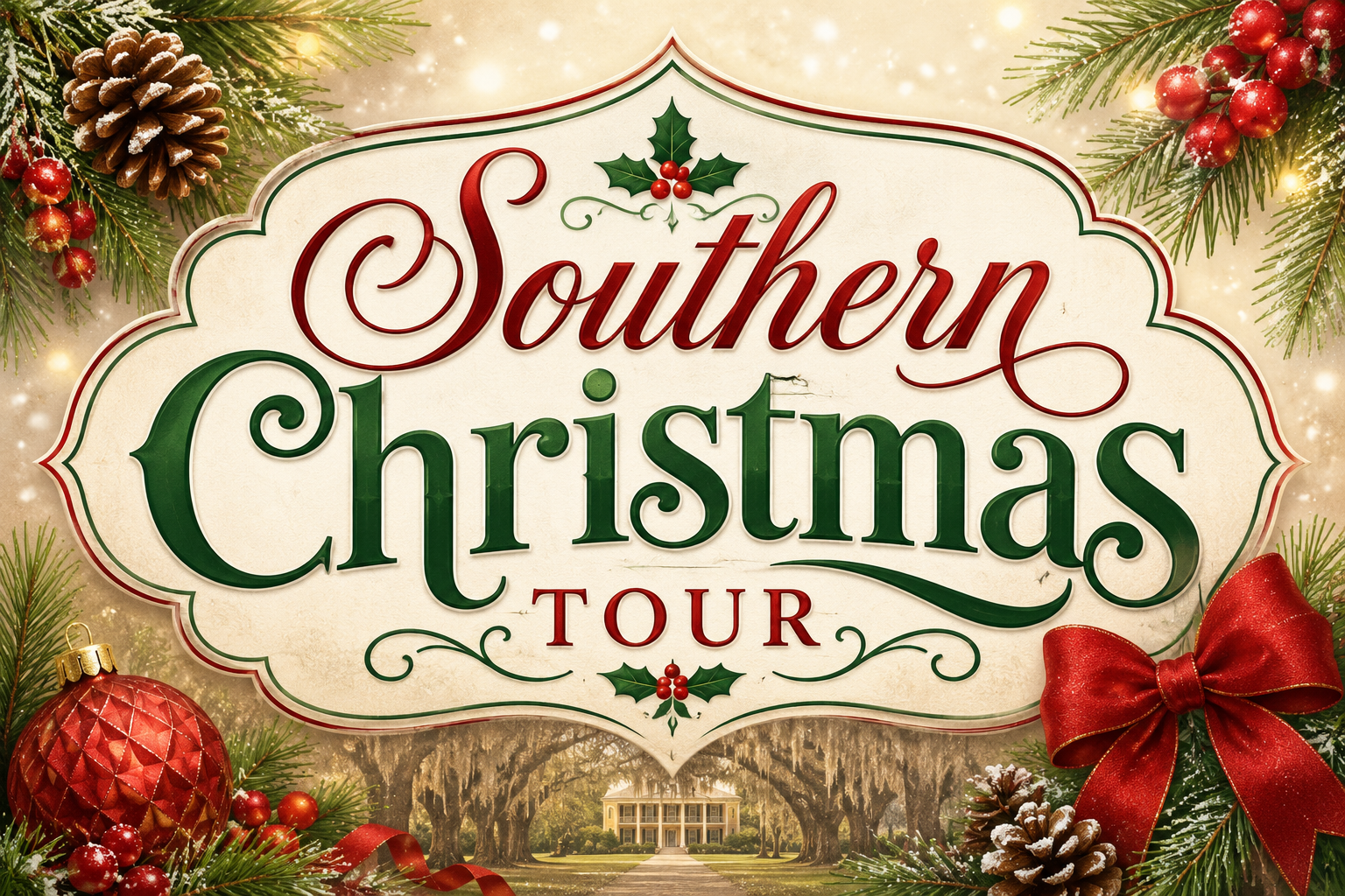 image shows Southern Christmas Tour logo for event hosted by Waccamaw Youth Center.