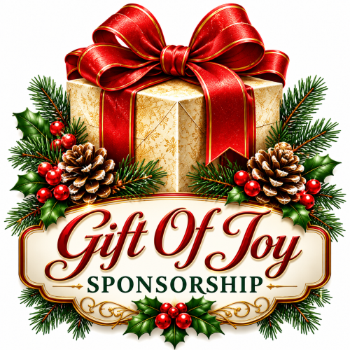 image shows sponsor badge for Christmas at Waccamaw Holiday Market