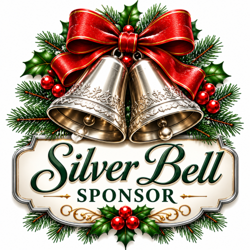 image shows sponsor badge for Christmas at Waccamaw Holiday Market